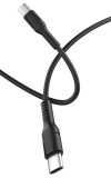 Кабель GoPower GP21TT Type-C (m)-Type-C (m) 1.0м 3.0A 60W силикон черный